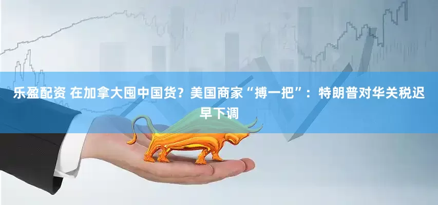 乐盈配资 在加拿大囤中国货？美国商家“搏一把”：特朗普对华关税迟早下调