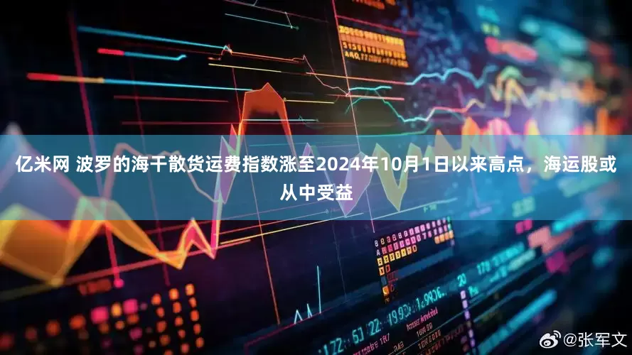 亿米网 波罗的海干散货运费指数涨至2024年10月1日以来高点，海运股或从中受益