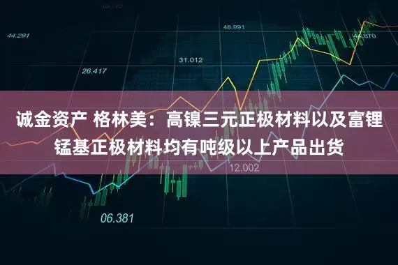 诚金资产 格林美：高镍三元正极材料以及富锂锰基正极材料均有吨级以上产品出货