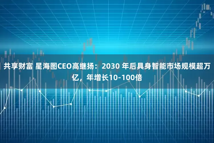 共享财富 星海图CEO高继扬：2030 年后具身智能市场规模超万亿，年增长10-100倍